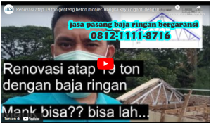 Jasa pasang baja ringan Cimahi dengan harga terjangkau tim ahli dan amanah