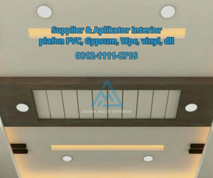 Harga pasang plafon pvc Bekasi terjangkau, pasang cepat, rapi, detail..