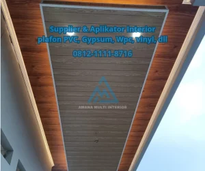 Harga Plafon PVC Jakarta terjangkau, tenaga ahli, pengerjaan rapi